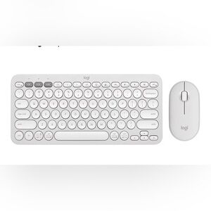 Logitech White Compact Keyboard